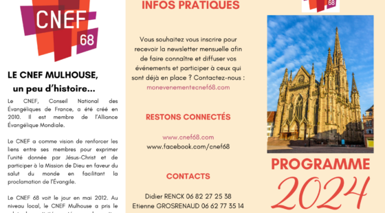 Calendrier annuel Cnef Mulhouse 2024