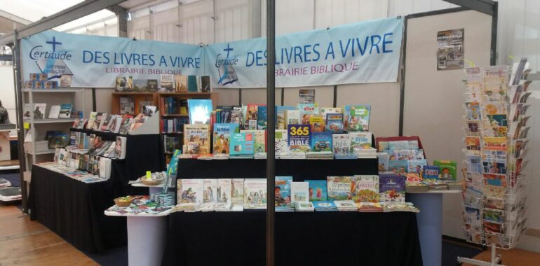 Stand biblique à la Foire Expo de Mulhouse